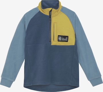 COLOR KIDS Fleece jas in Blauw: voorkant
