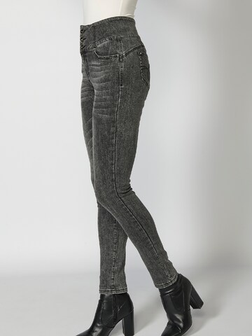 KOROSHI Skinny Jeans in Grau