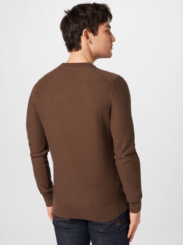 BOSS Pullover 'Katoural' in Braun