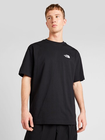 T-Shirt THE NORTH FACE en noir : devant