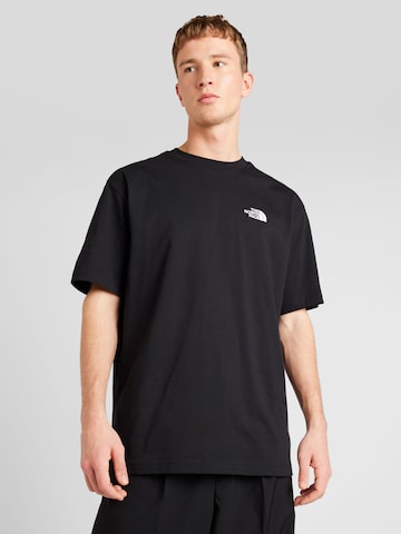 THE NORTH FACE Shirt in Zwart: voorkant
