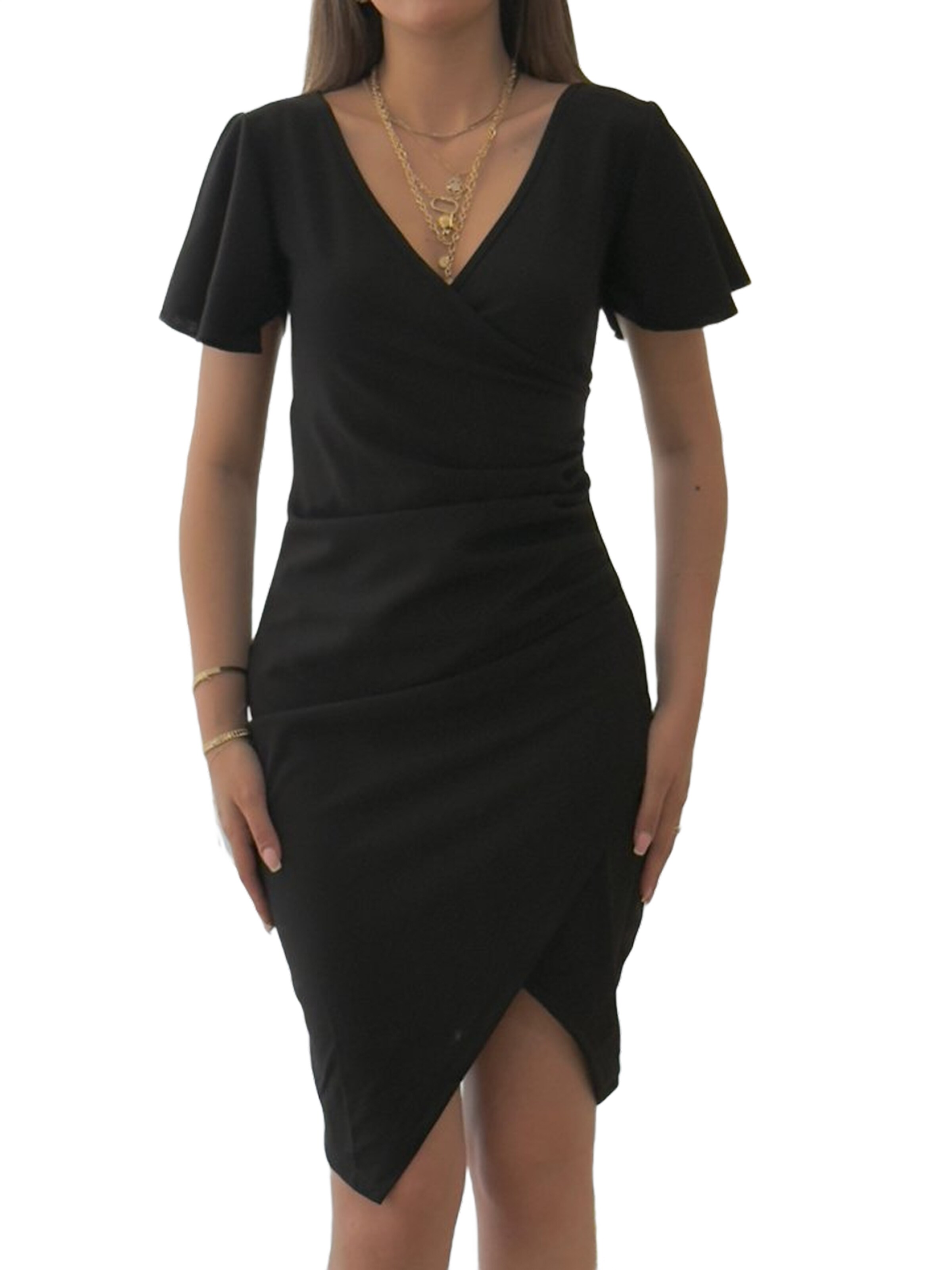 JANE's Evening Dress in Black: front