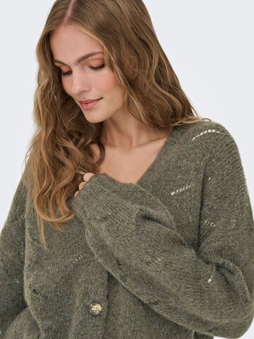 ONLY Knit Cardigan 'LAYA' in Green