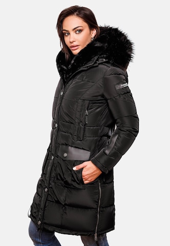 NAVAHOO Płaszcz zimowy 'Sinja' w kolorze czarny