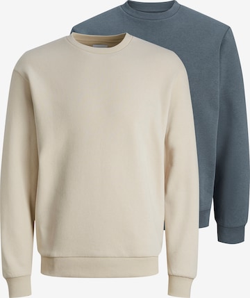 JACK & JONES Sweatshirt 'JJEBRADLEY' in Grijs: voorkant