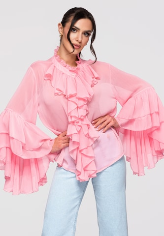 Ombre Blouse 'OW-SH-E0008' in Pink