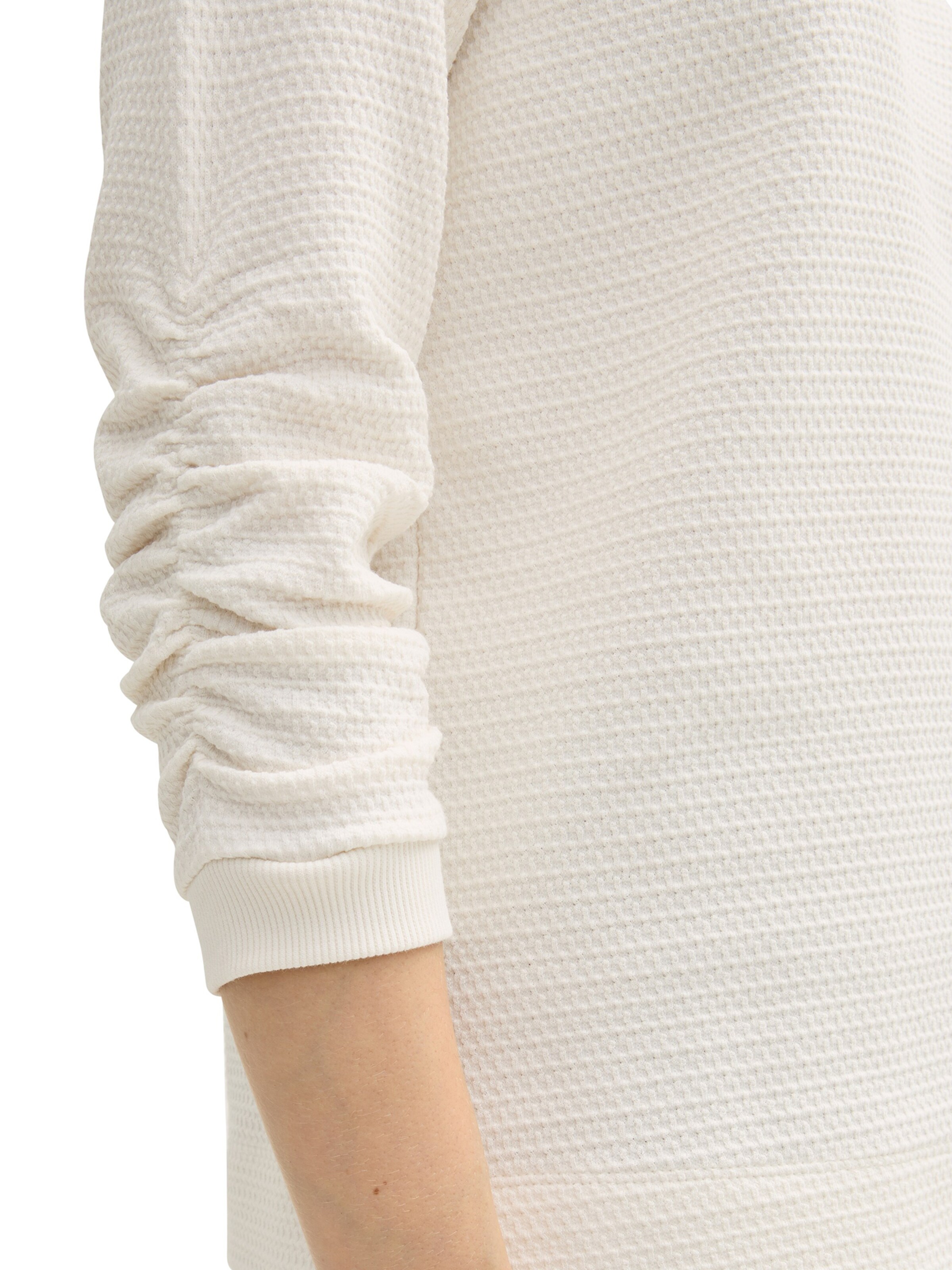 TOM TAILOR Sweatshirt in Weiß