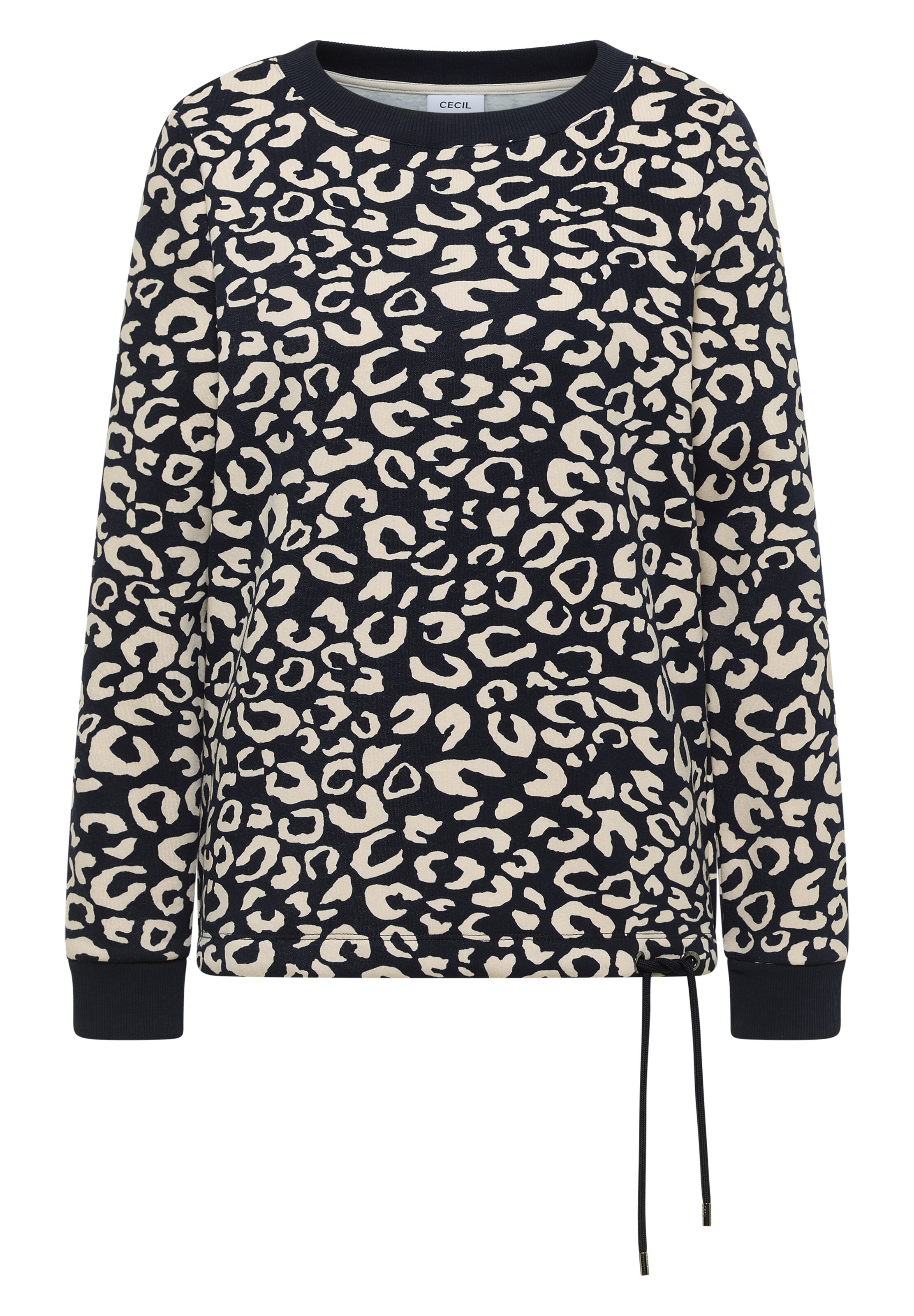 CECIL Sweatshirt in Blue: front