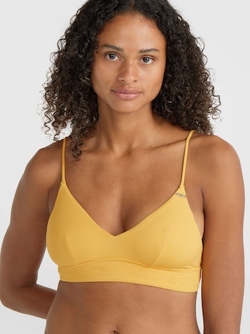 O'NEILL Bralette Bikini Top in Yellow: front