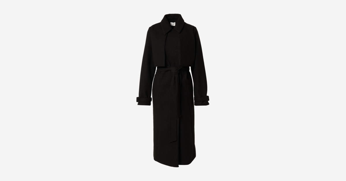 Remi Mantel Reims Kendall for ABOUT YOU Mantel 'Remi' in Schwarz | ABOUT YOU