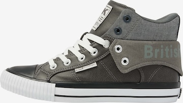 BRITISH KNIGHTS Korkeavartiset tennarit 'ROCO' värissä harmaa: etupuoli