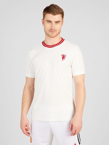 Maillot 'Manchester United' ADIDAS PERFORMANCE en blanc : devant