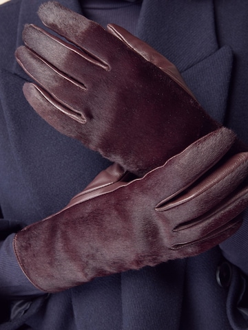 Next Prstové rukavice – hnědá