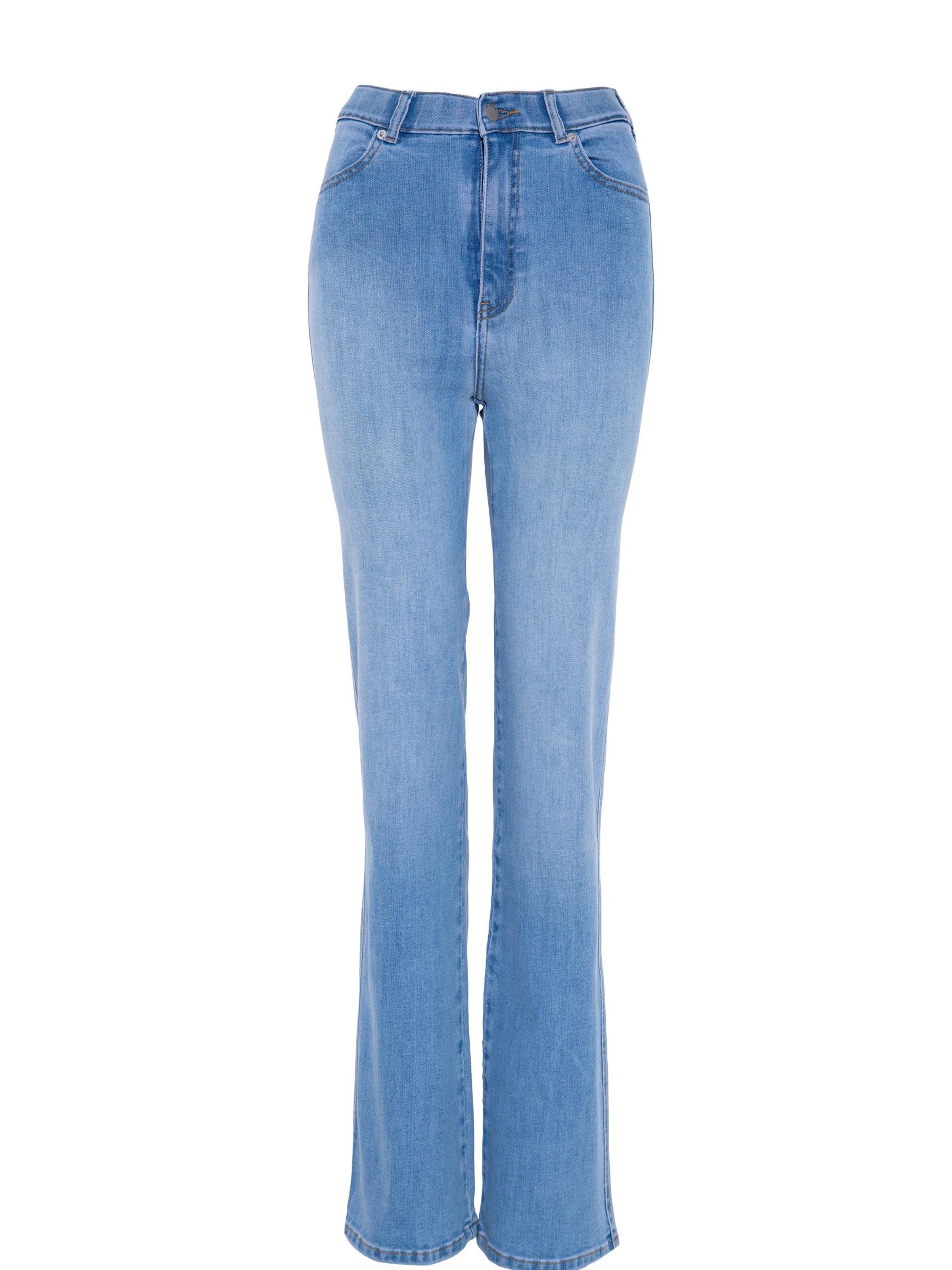 Dr. Denim Jeans 'Drdenimmoxy High Straight'‌‌‌‌‌‌‌‌ in Blau: Vorderseite