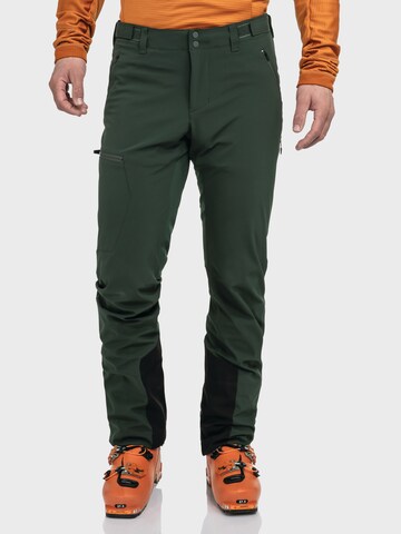 Schöffel Regular Outdoor trousers 'Matrei' in Green: front