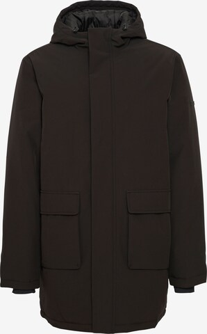 !Solid Winter Jacket 'Giorgi' in Black: front