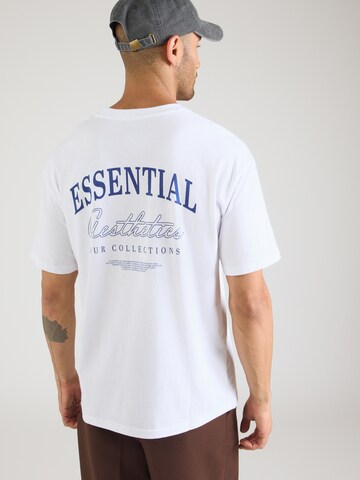 JACK & JONES Shirt 'JJEORGANIC STUDIO' in Wit: voorkant
