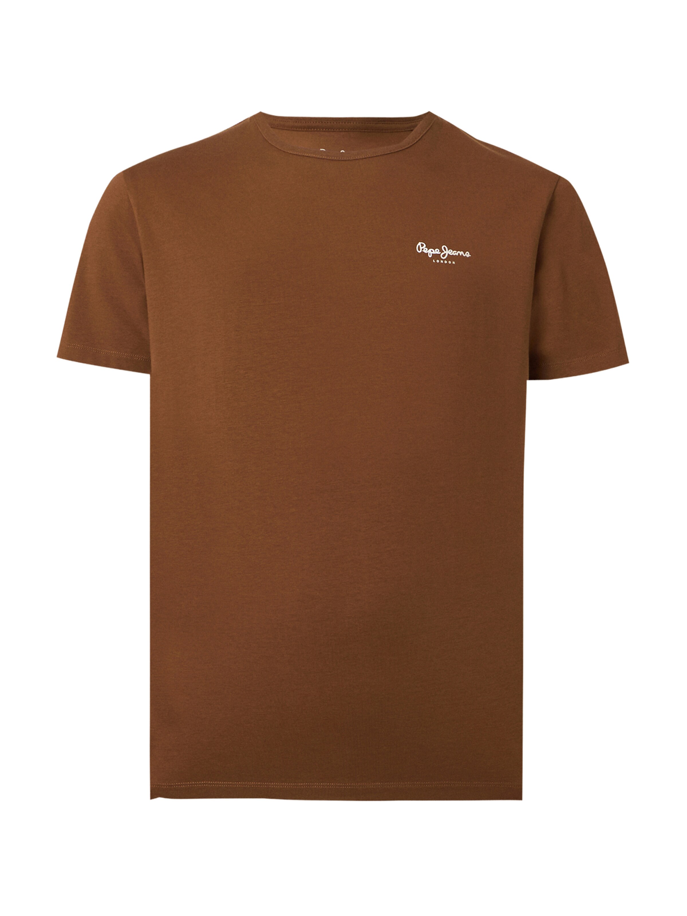 Pepe Jeans Shirt in Bruin: voorkant