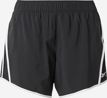 Reebok - Regular Calças de desporto em preto: frente