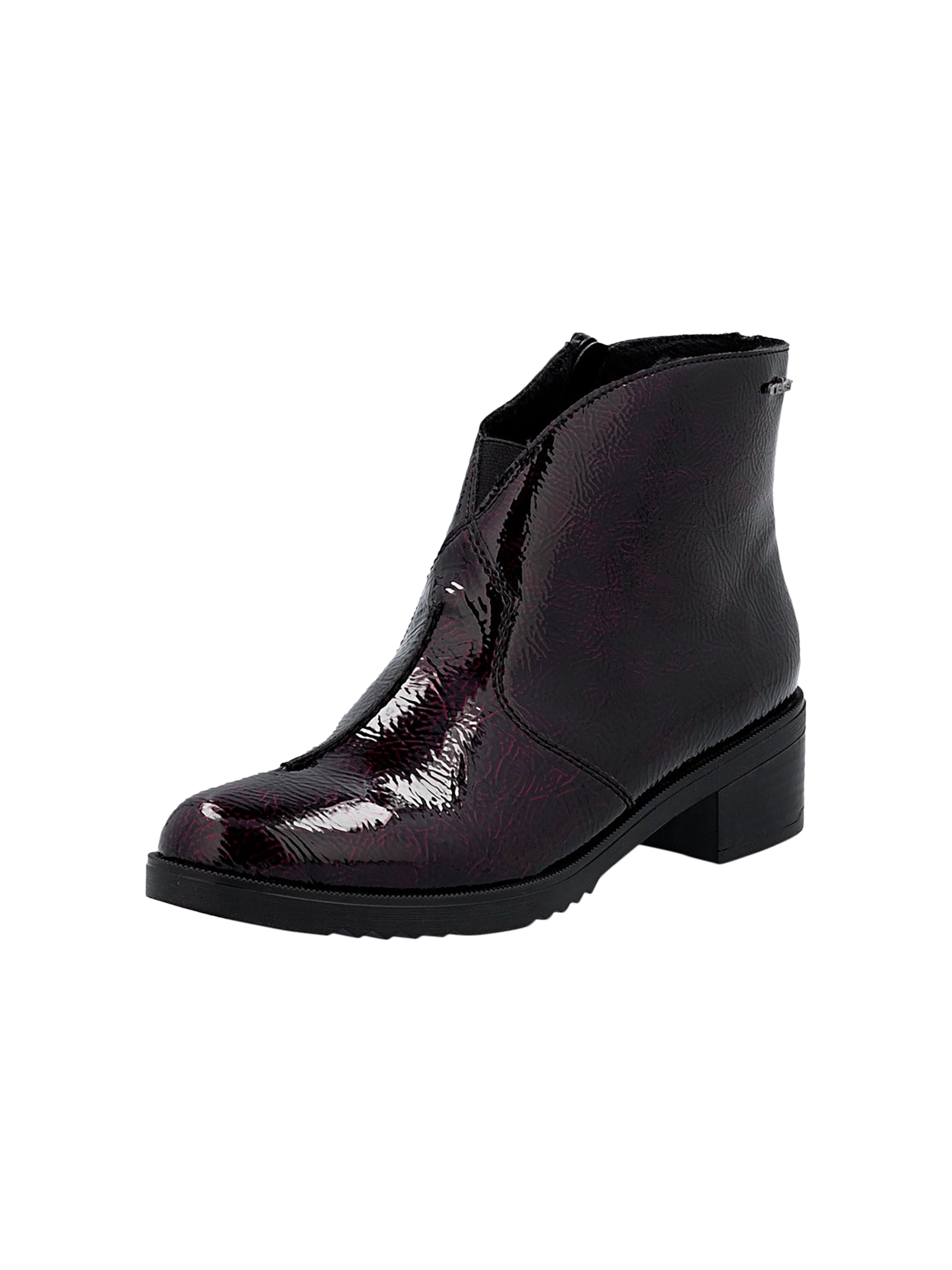 Bottines 'Lagro Zip-Stiefelette' Rieker en rouge