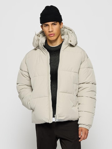 Burocs Winter Jacket 'Hooded Puffer' in Grey