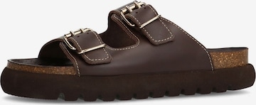 Mule SACHA en marron : devant