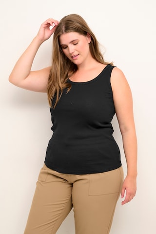 KAFFE CURVE Top 'carina' in Black: front