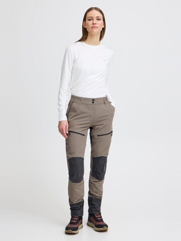 Regular Pantalon fonctionnel 'Avalina' North Bend en gris