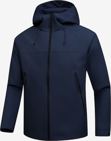 YOUTHUP Outdoor jacket 'Stadtflucht' in Blue: front