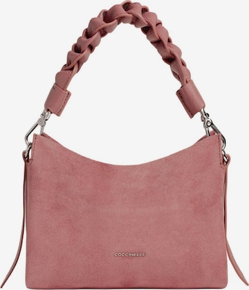 Coccinelle - Bolso de mano 'Boheme Suede 200s 1' en rosa: frente