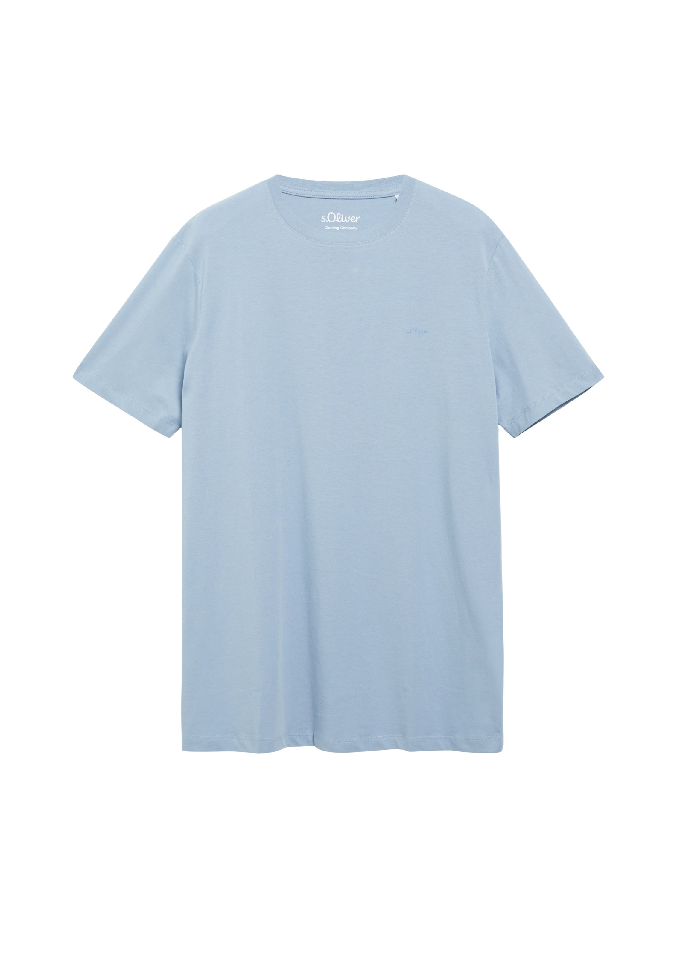 s.Oliver Men Big Sizes T-Shirt in Blau: Vorderseite