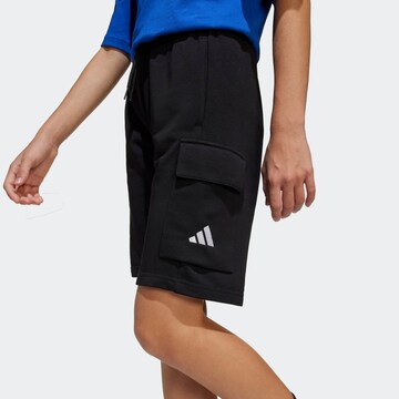 ADIDAS SPORTSWEAR - Regular Calças de desporto 'Essentials' em preto