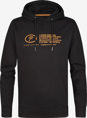 Sweat-shirt Petrol Industries en noir : devant