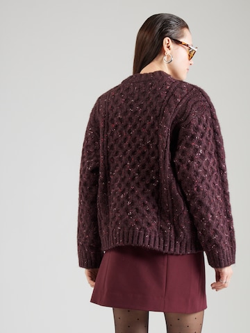 Monki Oversized sweater 'Tate' in Purple