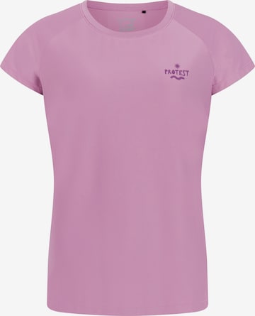 PROTEST Performance Shirt 'PRTCal' in Purple: front