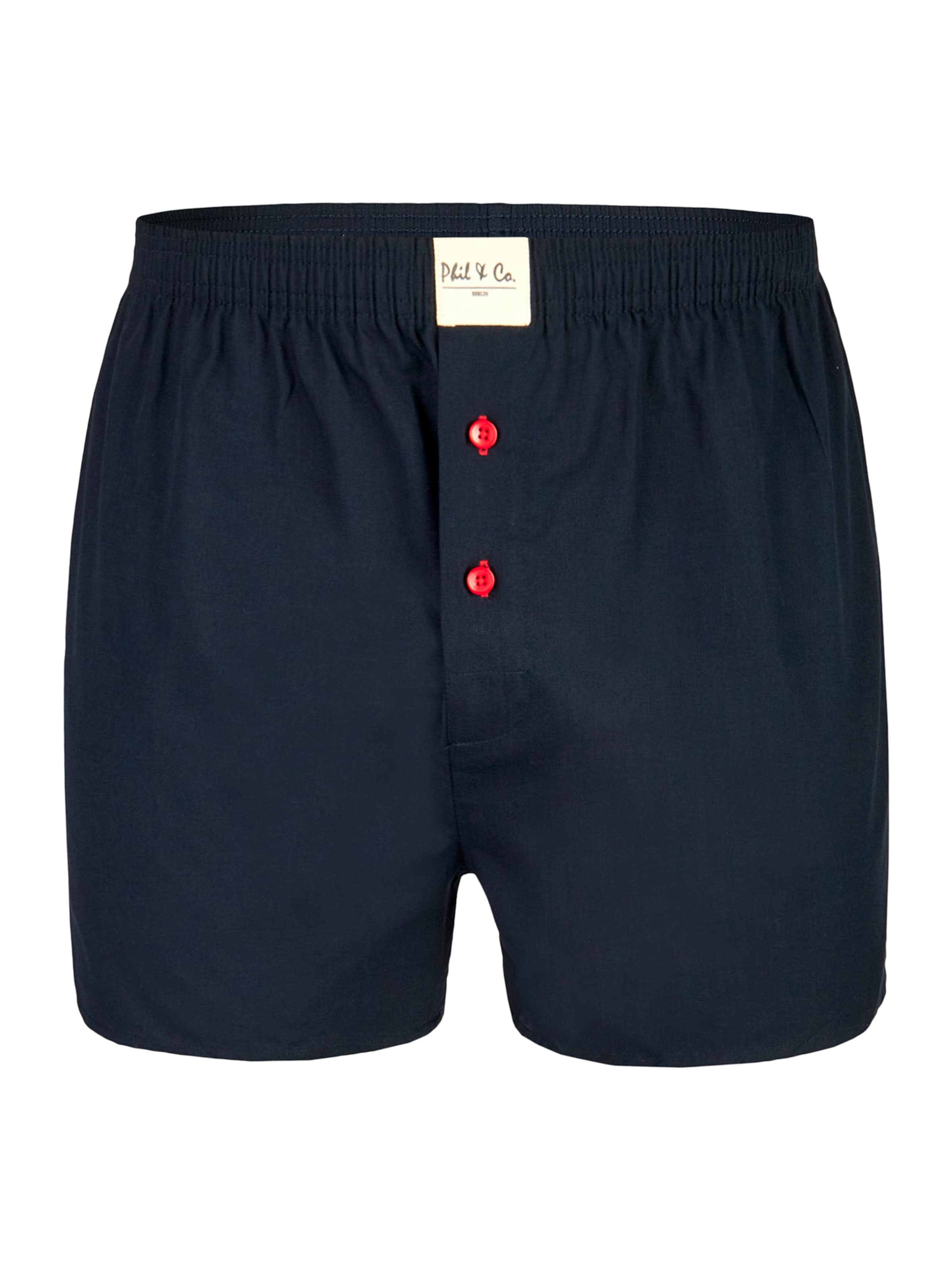 Phil & Co. Berlin - Calzoncillo boxer ' Uni ' en azul