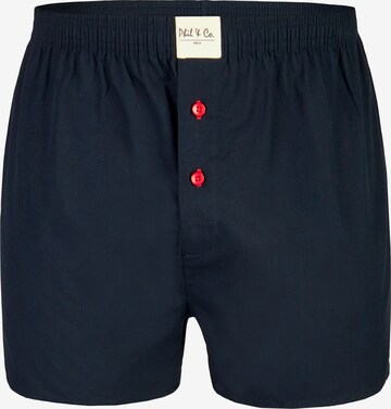 Phil & Co. Berlin Boxer shorts ' Uni ' in Blue