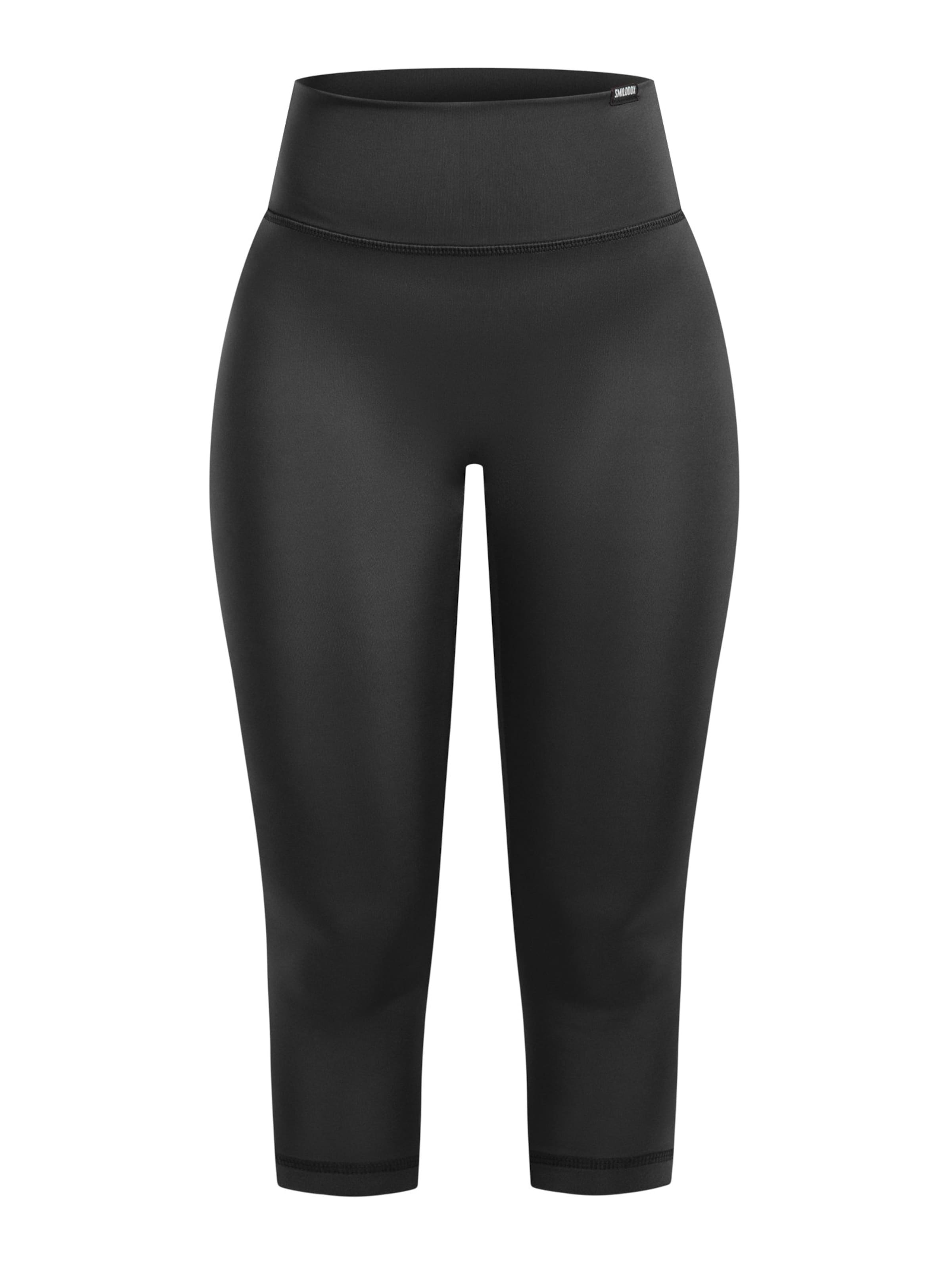 Smilodox Skinny Sporthose 'Mirella' in Schwarz: Vorderseite