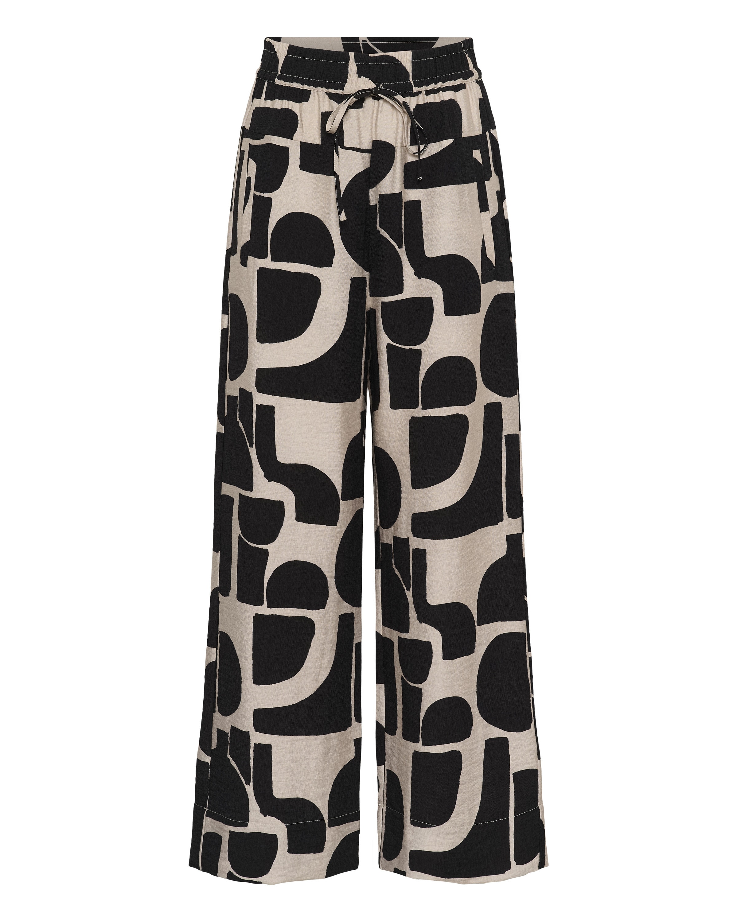InWear Loose fit Trousers in Black: front