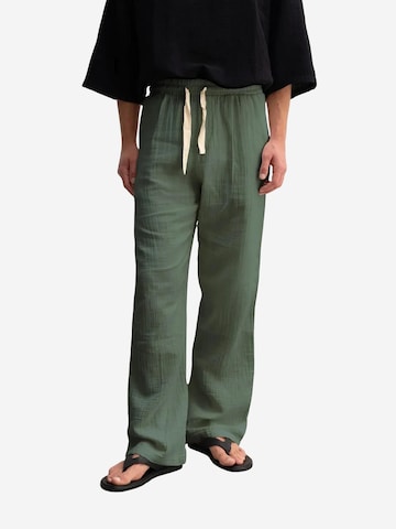 Giesto - Loosefit Calças em verde: frente