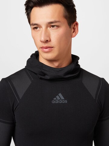 ADIDAS PERFORMANCE Athletic Sweatshirt ' X-City ' in Black