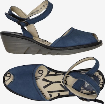 FLY LONDON Sandals & High-Heeled Sandals in 35 in Blue: front