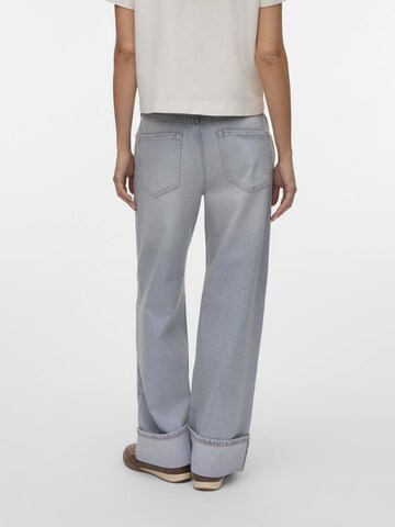 VERO MODA Wide leg Jeans 'VMDarcy' in Grijs