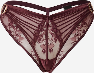 Kelnaitės paaukštintu liemeniu 'Avela' iš Hunkemöller, spalva – vyšninė spalva, Prekių apžvalga