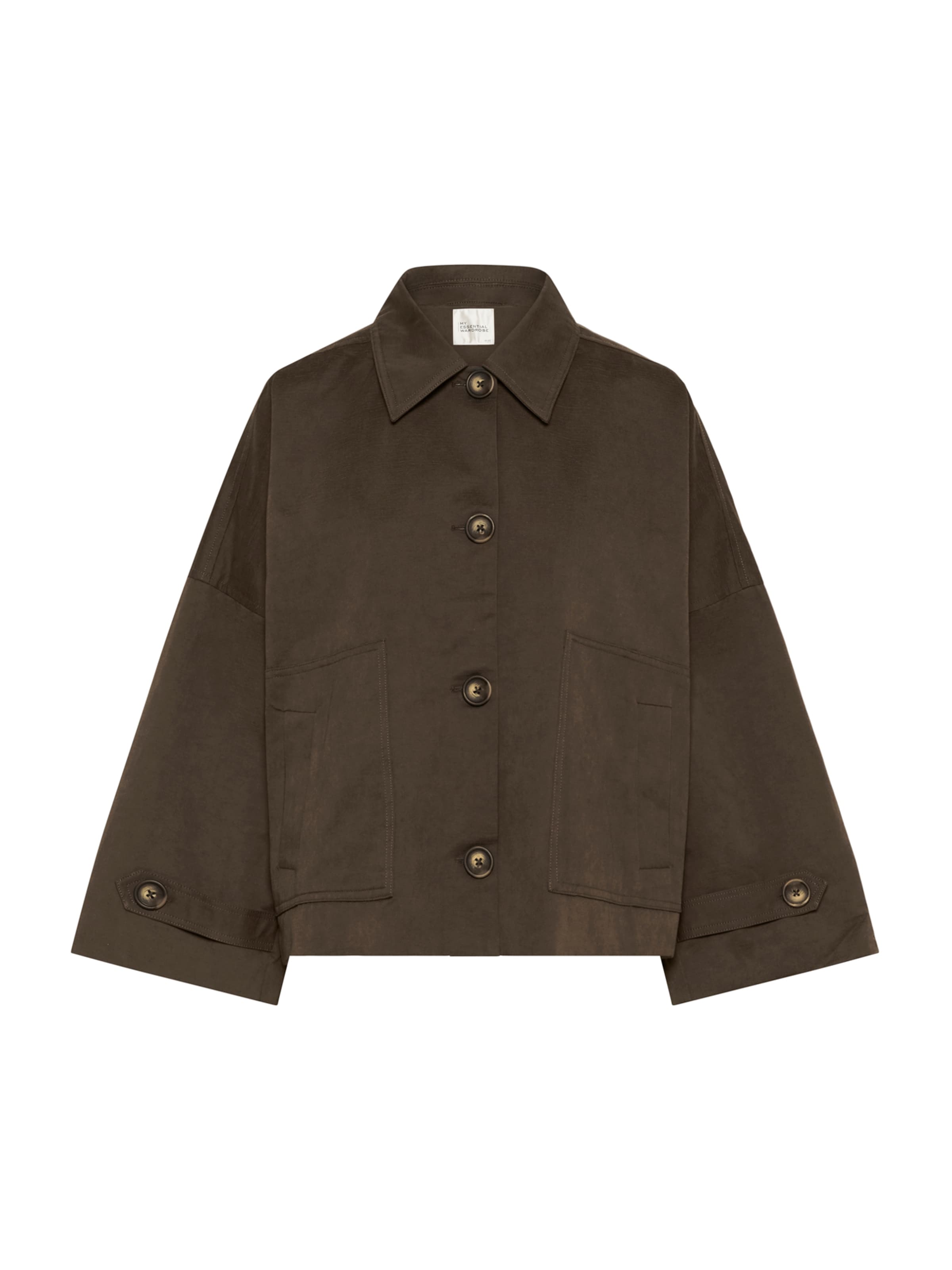 My Essential Wardrobe Between-season jacket 'LyonMW' in Brown: front