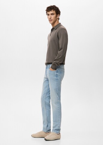 MANGO MAN Slim fit Jeans 'Jan' in Blue