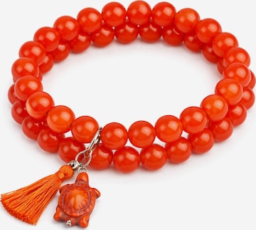 COLLEZIONE ALESSANDRO Bracelet 'Tartaruga' in Red: front