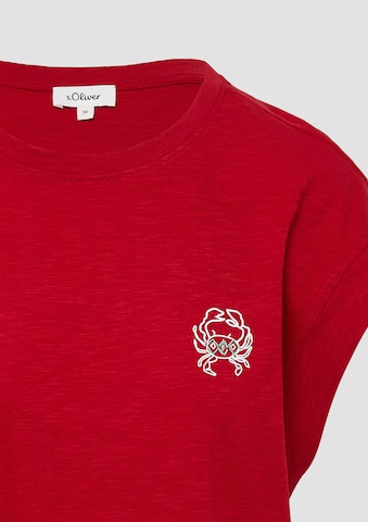 T-shirt s.Oliver en rouge