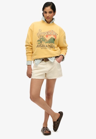 Sweat-shirt Superdry en jaune