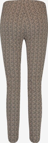 GERRY WEBER Slimfit Broek in Beige